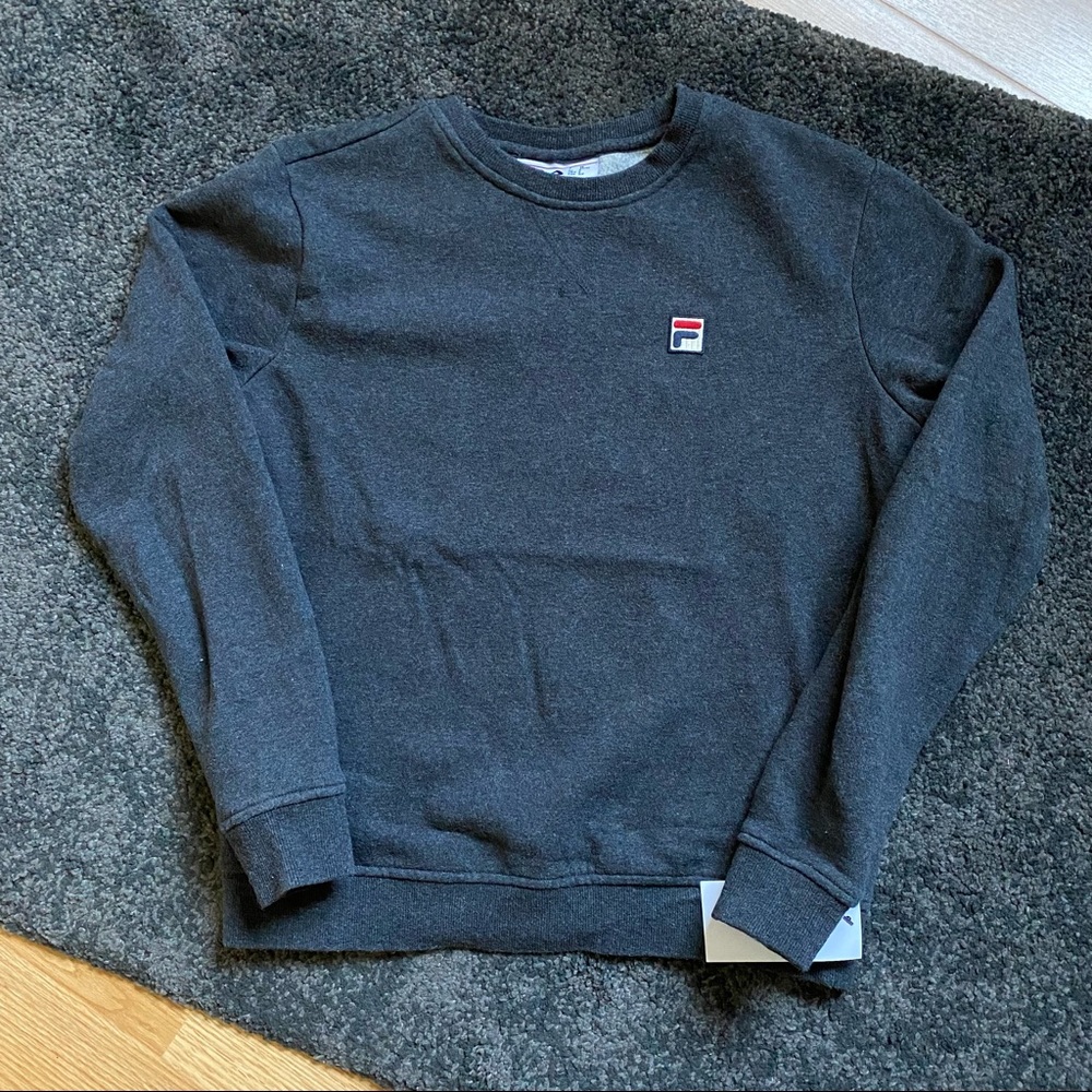 Cozy Fila Grey Crewneck